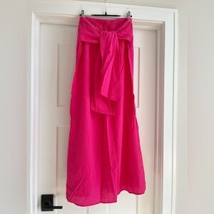 J. Crew Sheer Gauze Strapless Cover Up